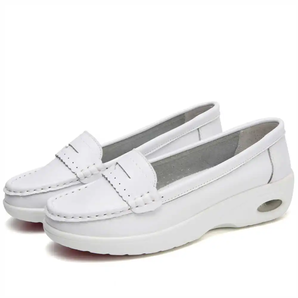 Kalın Taban Slipon Beyaz Eğitm - Vintage Fashion Collecting And Wearing Designer Classics incelemesi ve fiyatı