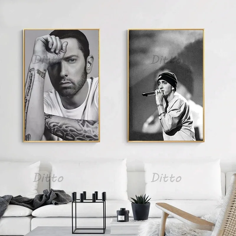 Hip Hop Rapçi Şarkıcı Eminem V - Vintage Fashion Prints For Wall incelemesi ve fiyatı