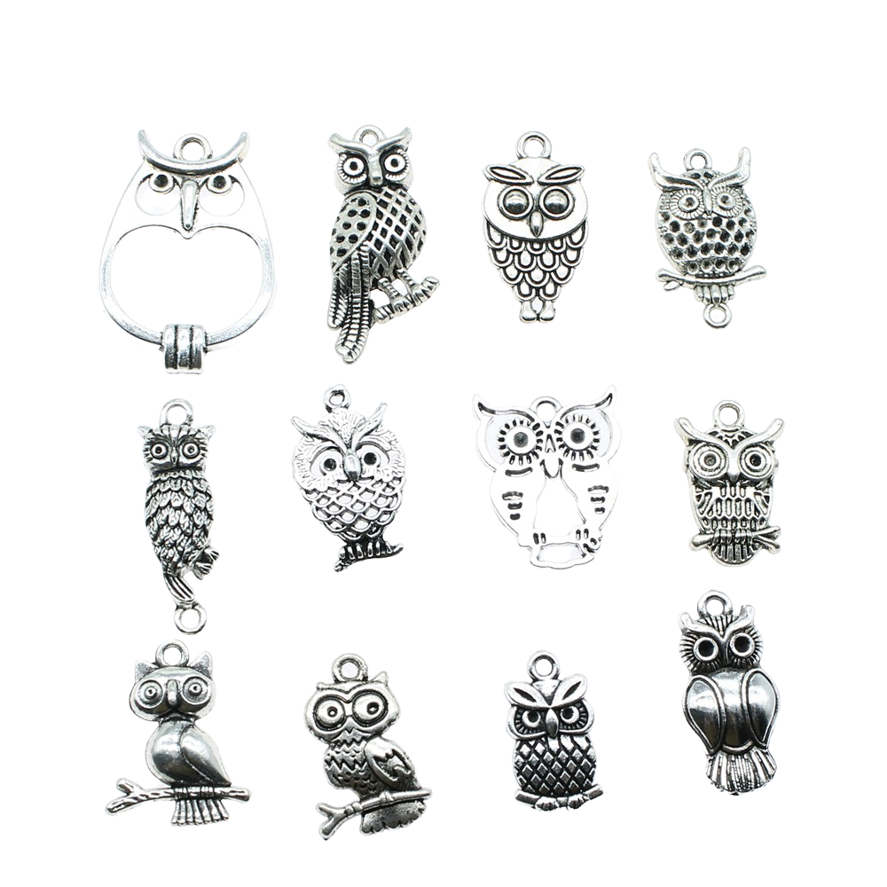 10 adet Charms Baykuş Antik Gü - Vintage Fashion Blog incelemesi ve fiyatı