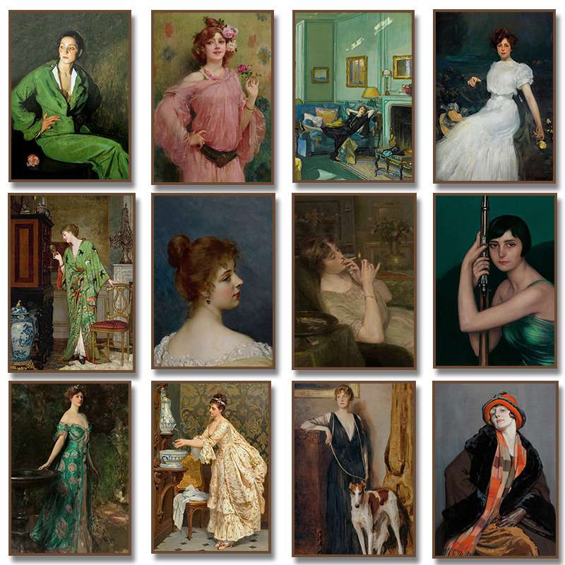 Rönesans Kadın Portre Posteri  - Vintage Fashion Prints For Wall incelemesi ve fiyatı