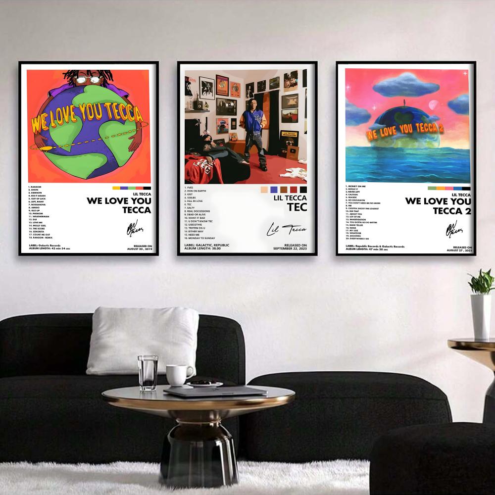 L-lil Tecca ABLUM Kapak Boyama - Vintage Fashion Prints For Wall incelemesi ve fiyatı