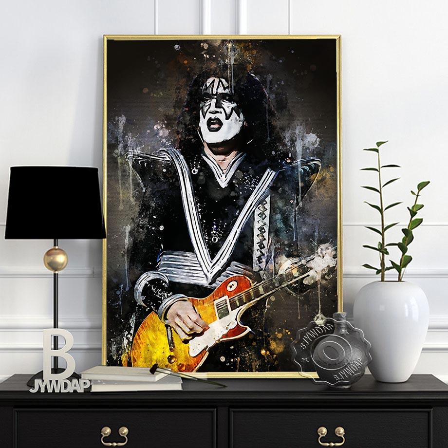 Rock Yıldızı Alvin Lee Koyu Bg - Vintage Fashion Prints For Wall incelemesi ve fiyatı