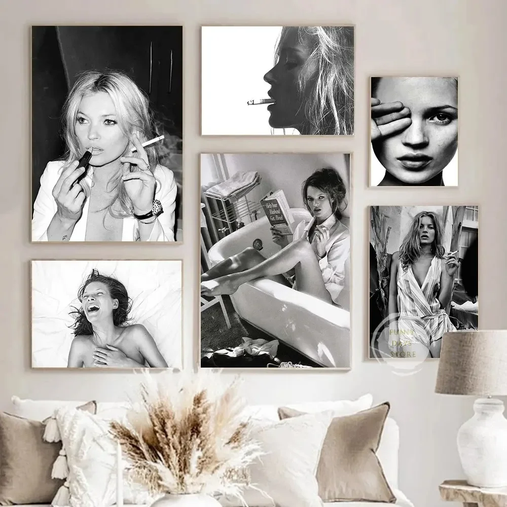 Vintage Seksi Süper Model Kate - Vintage Fashion Prints For Wall incelemesi ve fiyatı
