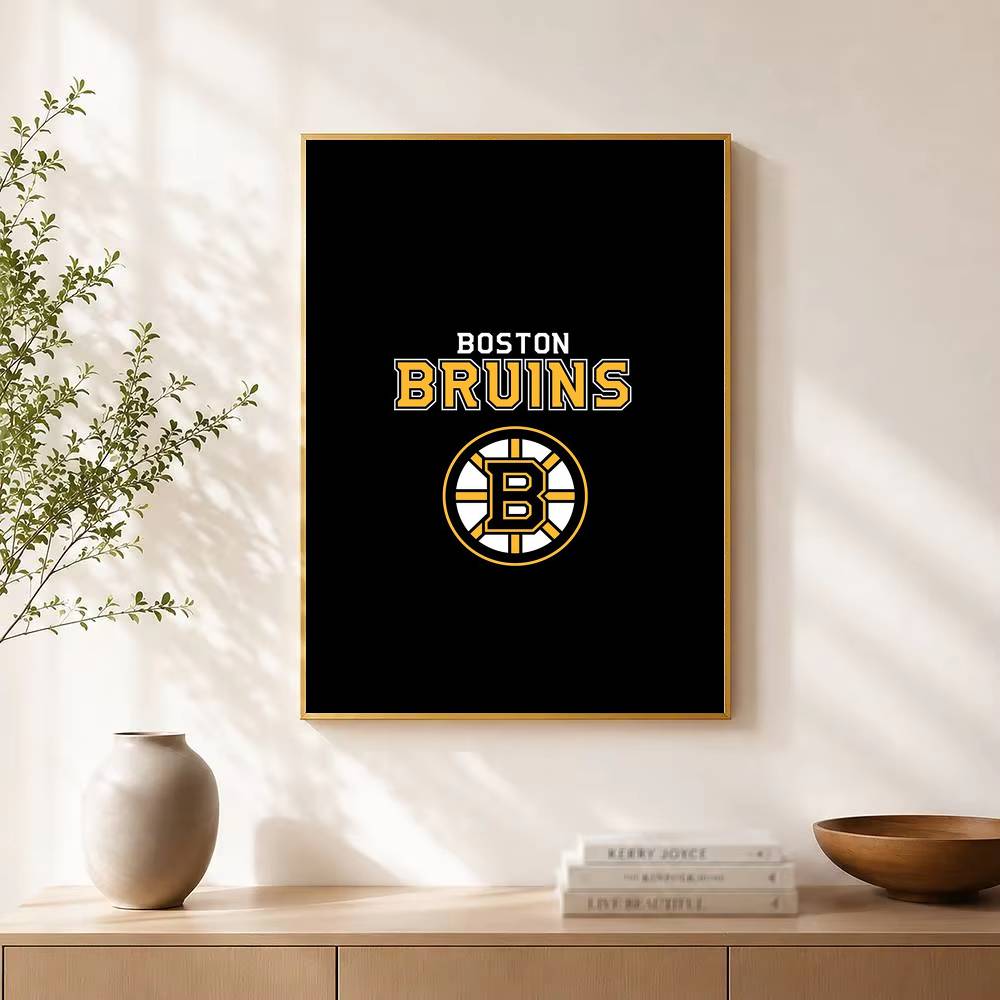 Havalı Moda Boston B-Bruins Po - Vintage Fashion Prints For Wall incelemesi ve fiyatı