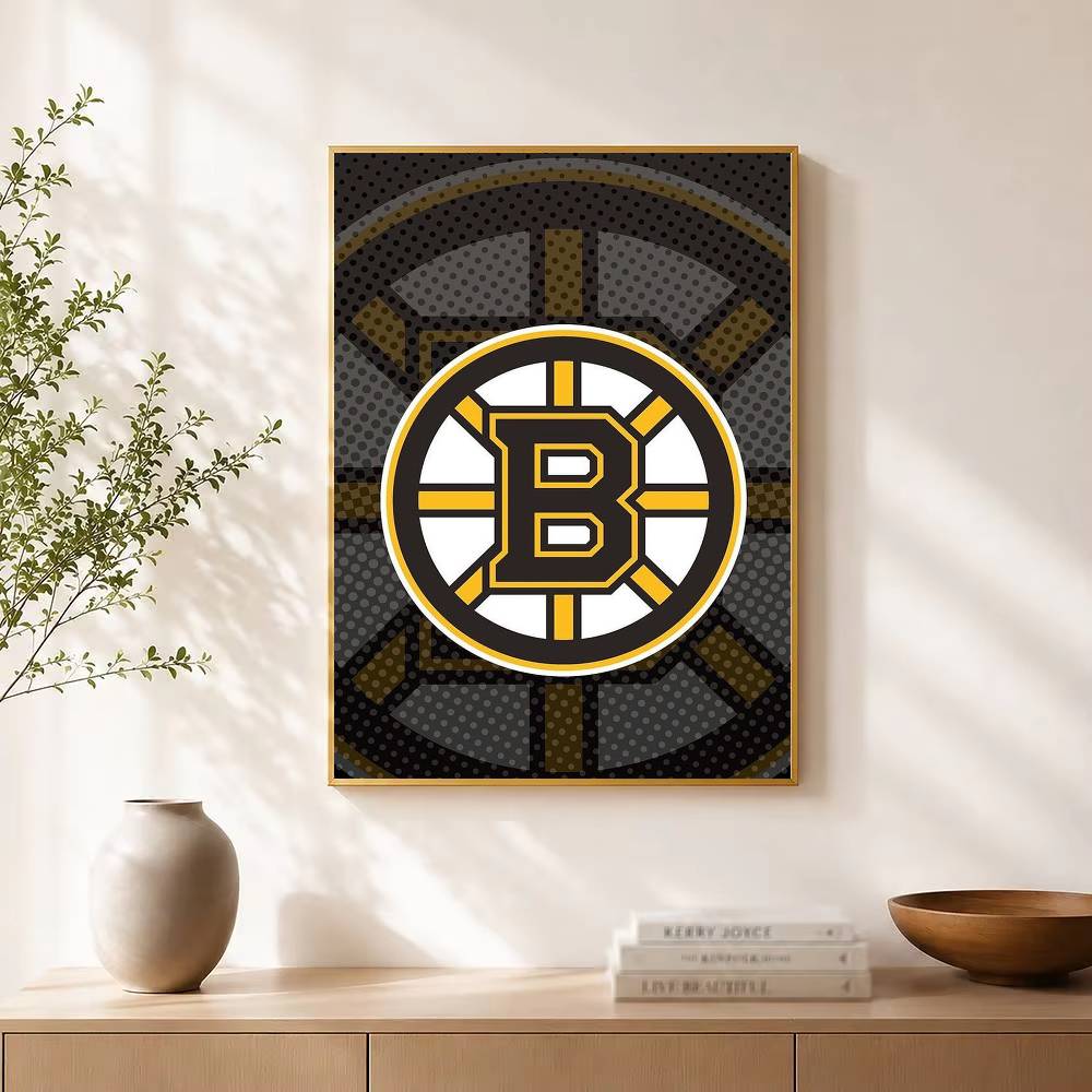 Havalı Moda Boston B-Bruins Po - Vintage Fashion Prints For Wall incelemesi ve fiyatı